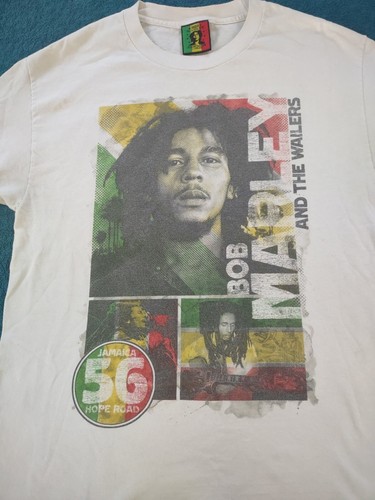 2008 Bob Marley Rebel Music Jamaica Collection Mens Large T Shirt Reggae Street